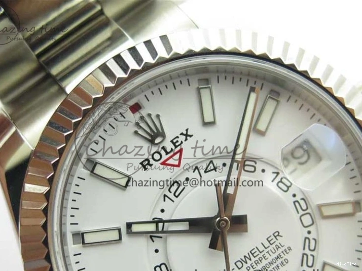 MiroTime 0503 Sky-Dweller 326934 SS Noob 1:1 Best Edition White Dial on SS Bracelet Asian 23J to TechFriendly 2880